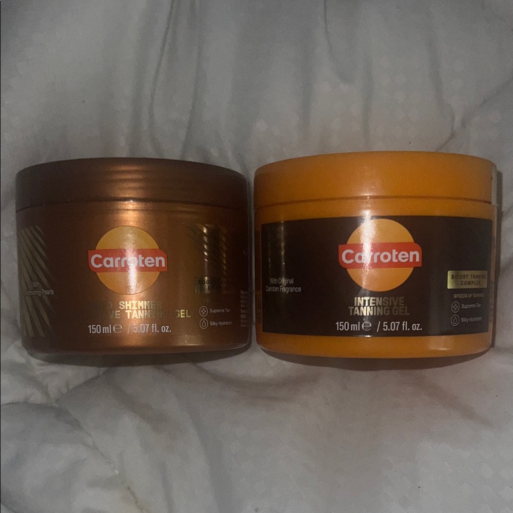 Carroten Tanning Gel Set - Brown and Orange